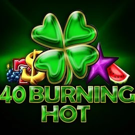 40 Burning Hot slot visual from Amusnet Interactive available on gambiva.eu.com
