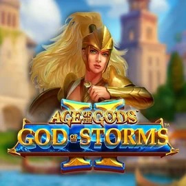 Age Of The Gods: God Of Storms 2 by Playtech, showcased at gambiva.eu.com – game logo