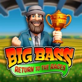 Official Slots logo: Big Bass Return to the Races by Pragmatic Play at Gambiva Casino