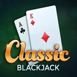 Classic Blackjack logo by Red Tiger Gaming Gambiva Casino