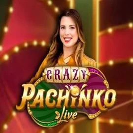 Official Live Casino logo: Crazy Pachinko by Evolution at Gambiva Casino