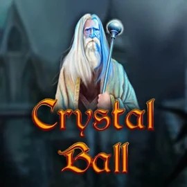 Crystal Ball slot logo by Gamomat at Gambiva Casino