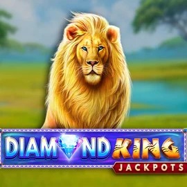 Diamond King Jackpots casino game by SpinPlay Games – featured logo at Gambiva Casino