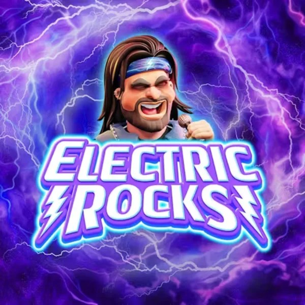 Electric Rocks logo by Inspired Gaming at Gambiva Casino