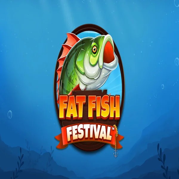 Slots logo of Fat Fish Festival from Wishbone Games at Gambiva Casino