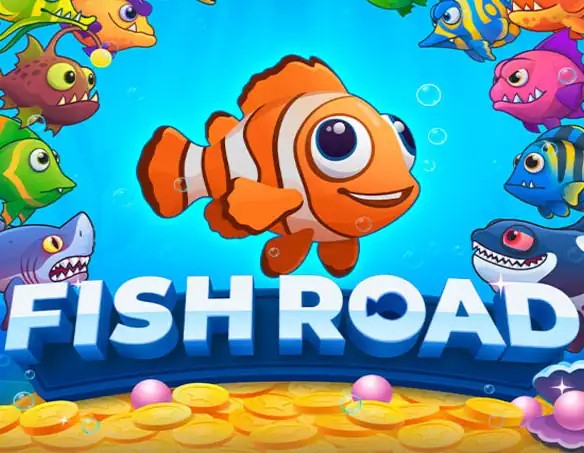 Fish Road logo by InOut Gambiva Casino