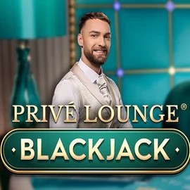 Privé Lounge Blackjack online game logo by Pragmatic Play on gambiva.eu.com