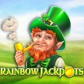 Official Jackpots logo: Rainbow Jackpots by Red Tiger Gaming at Gambiva Casino