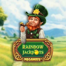 Rainbow Jackpots Megaways slot visual from Red Tiger Gaming available on gambiva.eu.com