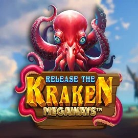 Release the Kraken Megaways logo by Pragmatic Play at Gambiva Casino