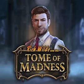 Slots logo of Tome of Madness from Play'n GO at Gambiva Casino