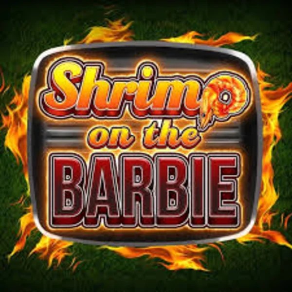 Shrimp on the Barbie slot logo by Greentube at Gambiva Casino
