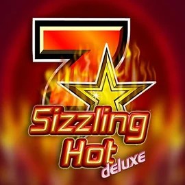 Sizzling Hot Deluxe slot logo by Novomatic at Gambiva Casino