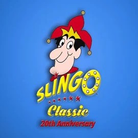 Slingo Classic 20th Anniversary online game logo by Slingo on gambiva.eu.com