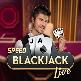 Speed Blackjack logo by Pragmatic Play at Gambiva Casino