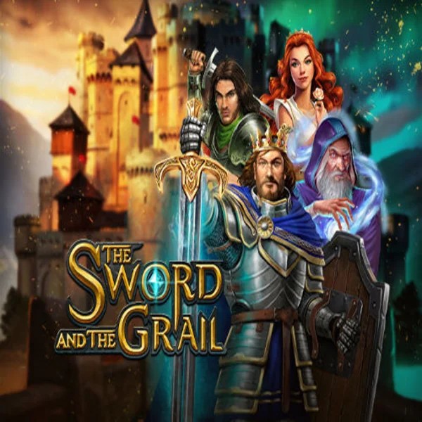 The Sword and the Grail logo – Slots by Play'n GO at Gambiva Casino